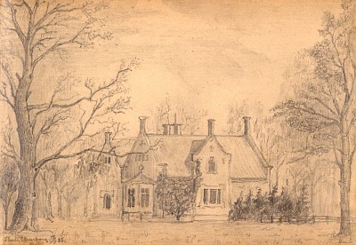 Christian Brandstrup: Skovriderboligen p� Knuthenborg, 1885