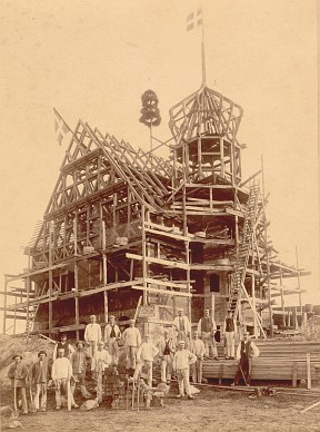 Rejsegilde p� I.F. Fengers villa i Esperg�rde