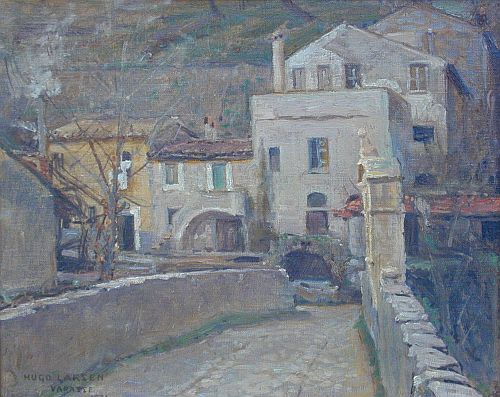 Hugo Larsen: View from Varazze, 1921
