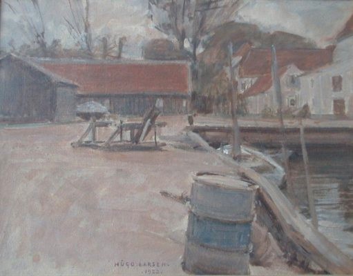 Hugo Larsen: Parti fra Lundeborg, 1923