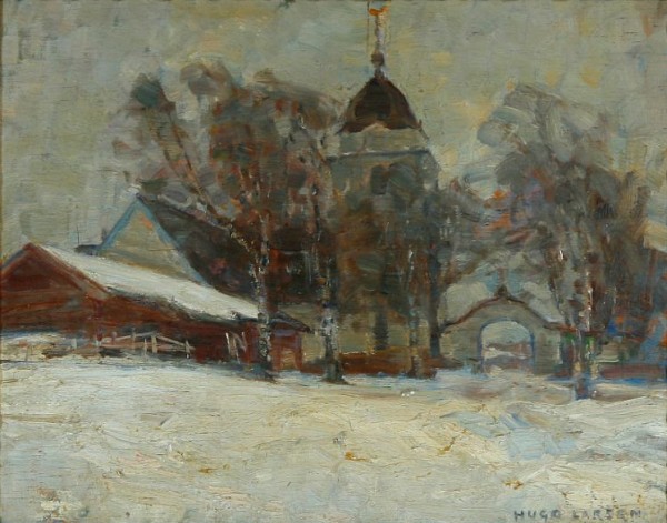 i en landsbykirke i en landsbykirke