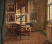 Hugo Larsen: Interior from the artist's home, 1945