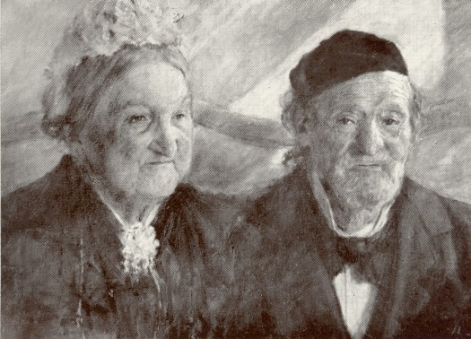 Hugo Larsen: Portrt af komponisten August Ennas forldre, 1902