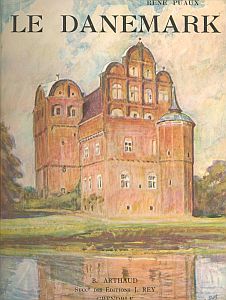 Hugo Larsen: Hesselagergrd, akvarel