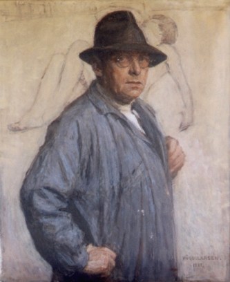 Hugo Larsen: Self portrait, 1937