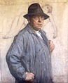 Hugo Larsen: Selvportrt 1937. Klik for at se en strre gengivelse