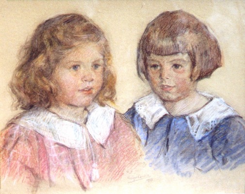 Hugo Larsen: Elisabeth og Gustaf Blixen-Finecke, 1923