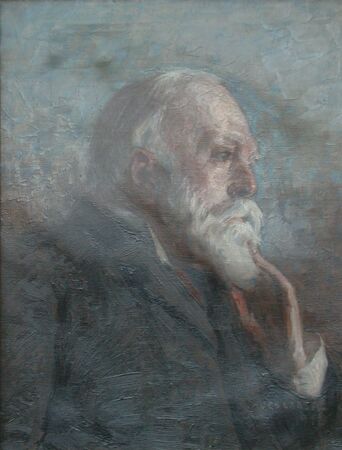 Hugo Larsen: Portrait of elderly gentleman
