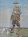 Hugo Larsen: Christian Eiler Holck, 1917. Klik for at se en strre gengivelse