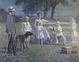 Hugo Larsen: G.A. Hagemann med familie, Ristrup 1913. Klik for at se en strre gengivelse