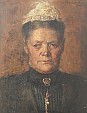 Hugo Larsen: Johanne Kristine Petersen ne Jensen (1835-1911), 1902.