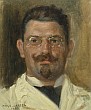 Hugo Larsen: Mandsportrt, 1899
