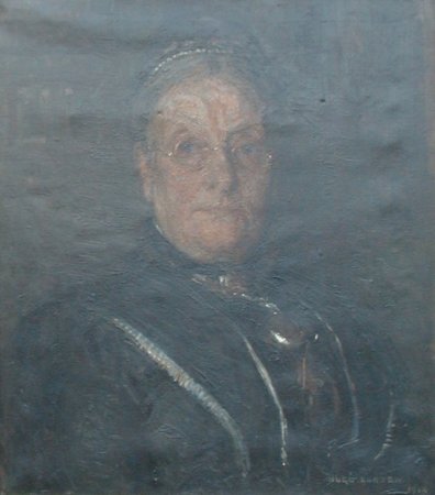 Hugo Larsen: Clara Louise Simplicia Buchter f. Gaml (1843-1926).