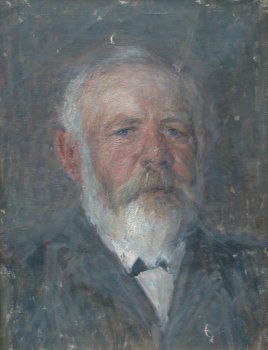 Hugo Larsen: Sketch of Mylius Erichsen(?)