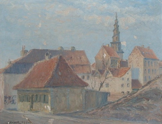 Lauritz Howe: Accissebod p� Christianshavn, 1924