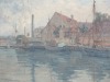 Parti fra Frederiksholms Kanal, 1932, 33*43 cm., olie på lærred
