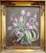 Tulipaner i vase, 1928