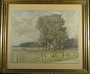 Hugo Larsen: Fra Merl�segaard, 1929