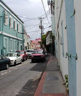 Foto af Back Street, Charlotte Amalie, St. Thomas, juni 2003