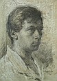 Hugo Larsen: Selvportræt, 1906