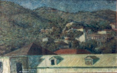 M�neskin, St. Thomas, 1905. Klik for at se en st�rre reproduktion.