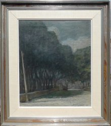 Hugo Larsen: Landskab, St. Thomas 1905