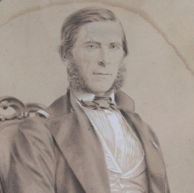 Foto af Johan Cornelius Tuxen, 1853